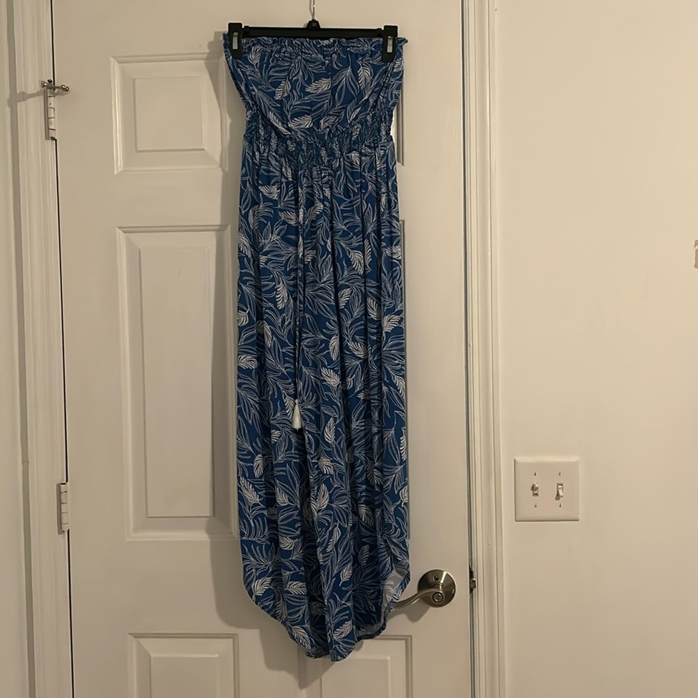 Blue and white Jumpsuit XS